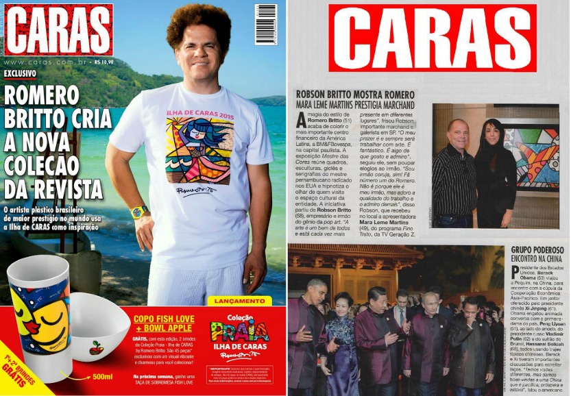 Mara Leme Martins, Vice-Presidente BNI Brasil na Mostra Romero Britto, Caras prestigia