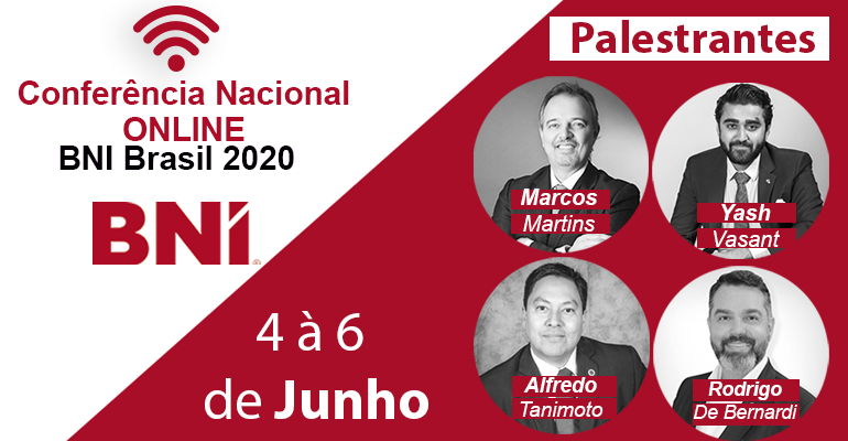 Conferência Nacional Online BNI Brasil 2020 | BNI bate recorde de participantes