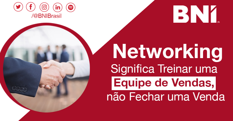 Networking Significa Treinar uma Equipe de Vendas